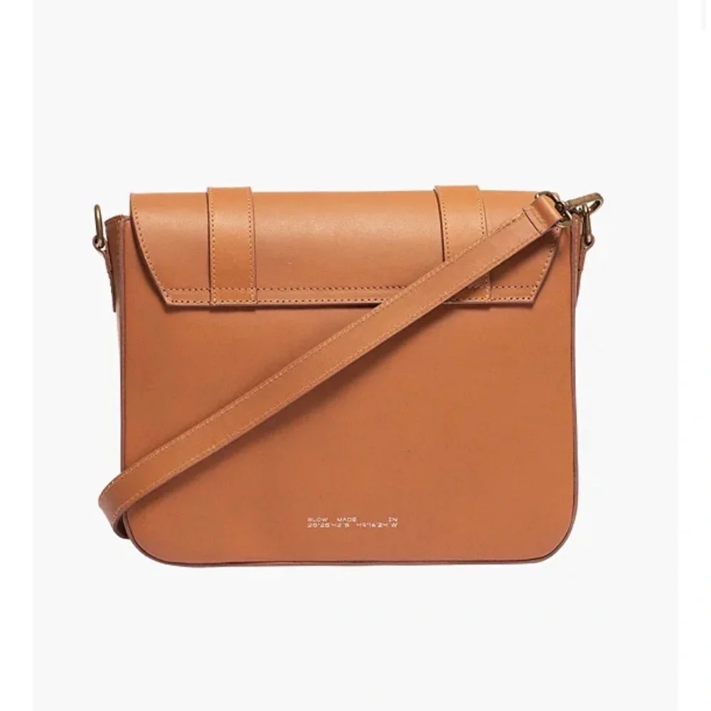 Tan Leather Crossbody Bag